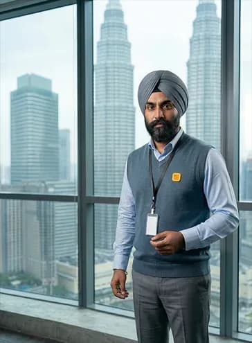 Ajeet from the MY1ST crew, our security representative